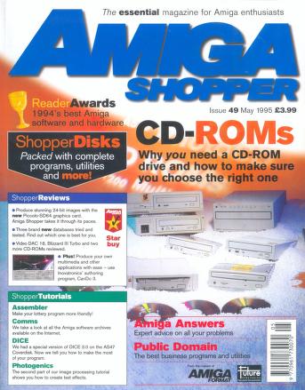 AMIGA Shopper MAGAZINE numero 49 MAGGIO 1995 